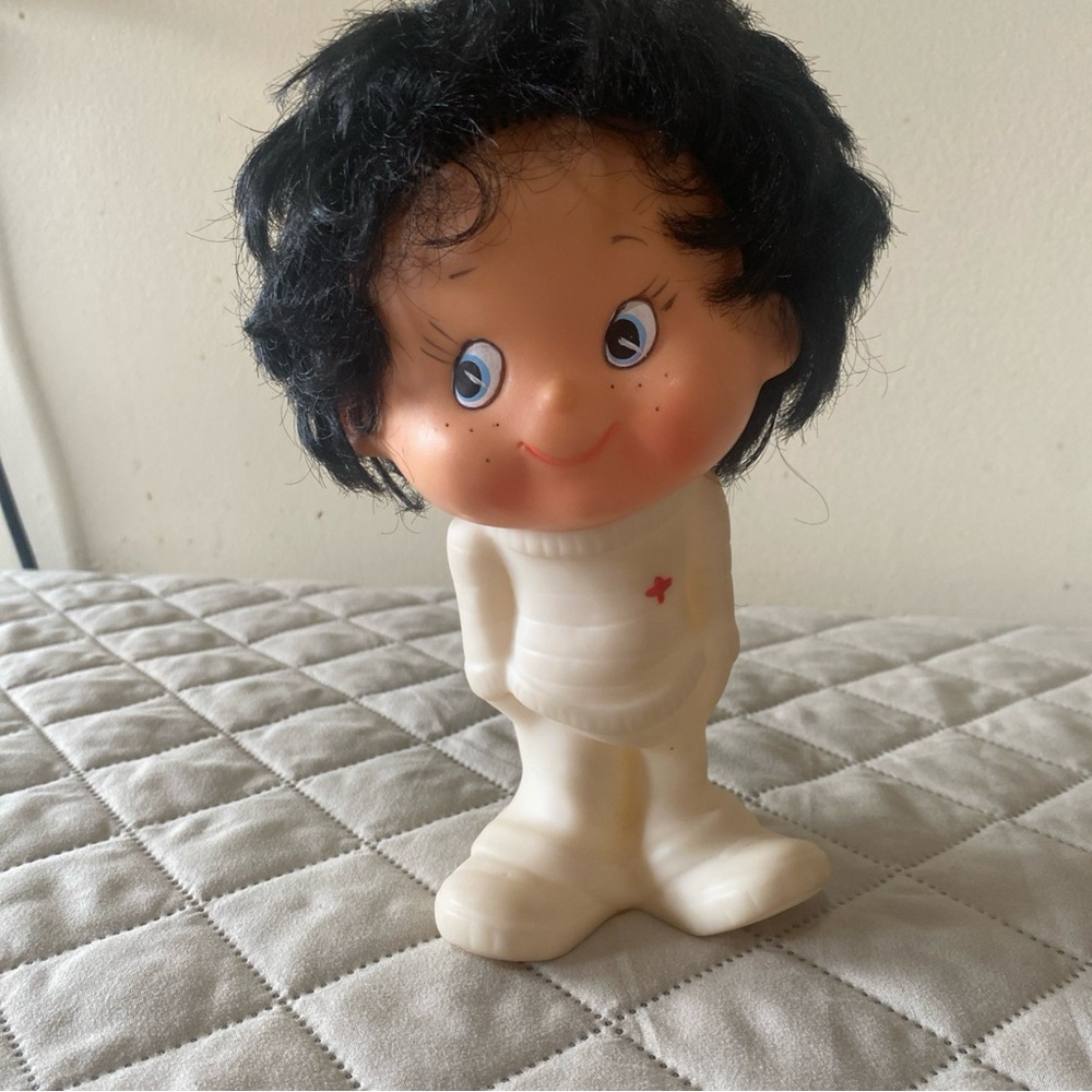 Rare Vintage Arădeanca "Ștrengar" Sanitar Doll - Soviet Era Romania